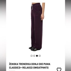 PUMA Classics+ Joggers Women - M

Wide leg Relaxed fit - Midnight Plum